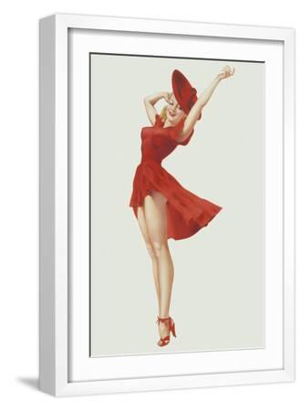 Framed Vintage Pin-Up Girl Posters & Prints - Shop Retro Pinup
