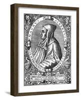 Albertus Magnus (C1200-128) German-Born Dominican Friar, Late 16th Century-null-Framed Giclee Print