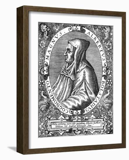 Albertus Magnus (C1200-128) German-Born Dominican Friar, Late 16th Century-null-Framed Giclee Print