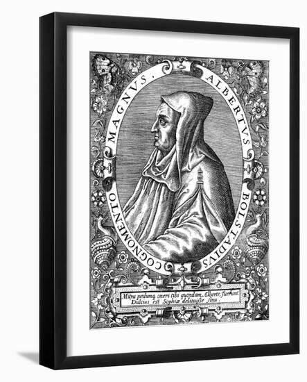 Albertus Magnus (C1200-128) German-Born Dominican Friar, Late 16th Century-null-Framed Giclee Print