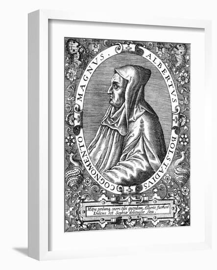 Albertus Magnus (C1200-128) German-Born Dominican Friar, Late 16th Century-null-Framed Giclee Print