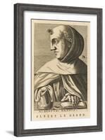 Albertus Magnus German Scholar Bishop of Ratisbon-Nicolas de Larmessin-Framed Art Print