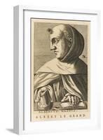 Albertus Magnus German Scholar Bishop of Ratisbon-Nicolas de Larmessin-Framed Art Print