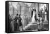 Albertus Magnus, German Theologian-Science Photo Library-Framed Stretched Canvas