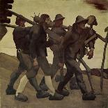 Death Dance of 1809. Oil on canvas (1906-1908).-Albin Egger-lienz-Giclee Print