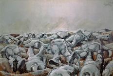 Am Kalvarienberg bei Bozen - Calvary near Bolzano, Italy,1922-Albin Egger-lienz-Giclee Print