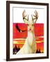 "Albino Deer,"January 8, 1938-Jack Murray-Framed Giclee Print