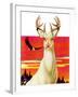 "Albino Deer,"January 8, 1938-Jack Murray-Framed Giclee Print