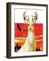 "Albino Deer,"January 8, 1938-Jack Murray-Framed Giclee Print