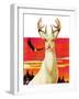 "Albino Deer,"January 8, 1938-Jack Murray-Framed Giclee Print