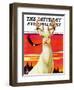 "Albino Deer," Saturday Evening Post Cover, January 8, 1938-Jack Murray-Framed Giclee Print