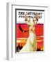 "Albino Deer," Saturday Evening Post Cover, January 8, 1938-Jack Murray-Framed Giclee Print