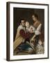 Albino Girl from Spaniard and Morisca, 1763-Miguel Cabrera-Framed Giclee Print