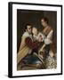 Albino Girl from Spaniard and Morisca, 1763-Miguel Cabrera-Framed Giclee Print