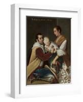 Albino Girl from Spaniard and Morisca, 1763-Miguel Cabrera-Framed Giclee Print