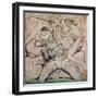 Albion and His Tormentors, Plate 25, Jerusalem, 1804-20 (Pen and W/C on Paper)-William Blake-Framed Giclee Print