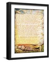 Albion Asleep by William Blake-William Blake-Framed Giclee Print