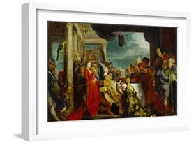 Alboin, King of the Langobards, and Rosamude, Daughter of His Slein Enemy, 1615-Peter Paul Rubens-Framed Giclee Print