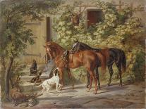 Man Training a Horse, 1856-Albrecht Adam-Giclee Print