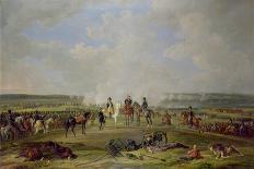 Napoleon Bonaparte before the Burning City of Smolensk-Albrecht Adam-Giclee Print