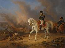 Countess Caroline Waldbott Von Bassenheim on Horseback in Front of Castle Leutstetten-Albrecht Adam-Giclee Print