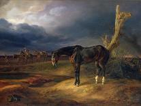 Ownerless Horse on the Battlefield at Moshaisk in 1812, 1834-Albrecht Adam-Giclee Print