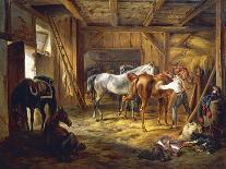 Man Training a Horse, 1856-Albrecht Adam-Giclee Print