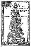 Dutch satirical engraving entitled 'The Papal Pyramid'-Albrecht Dürer or Duerer-Giclee Print