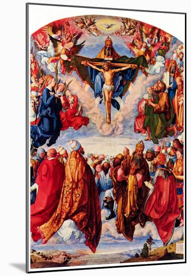 Albrecht Durer All Saints Picture Art Print Poster-null-Mounted Poster