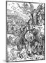 Albrecht Durer (Illustration for "Apocalypse," Scene: The angel with the key to the abyss)-null-Mounted Poster