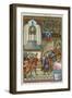 Albrecht Durer Paying a Visit to Quentin Matsys, 1520-null-Framed Giclee Print