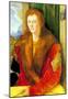Albrecht Durer Portrait of an Unknown in Red Art Print Poster-null-Mounted Poster