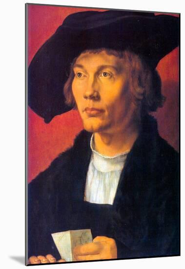 Albrecht Durer Portrait of Bernhard von Reese Art Print Poster-null-Mounted Poster