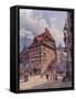 Albrecht Durer's House in Nuremberg, Germany, as it Was in the 19th Century, from 'The Garden…-Friedrich Perlberg-Framed Stretched Canvas