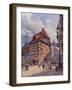 Albrecht Durer's House in Nuremberg, Germany, as it Was in the 19th Century, from 'The Garden…-Friedrich Perlberg-Framed Giclee Print