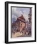 Albrecht Durer's House in Nuremberg, Germany, as it Was in the 19th Century, from 'The Garden…-Friedrich Perlberg-Framed Giclee Print