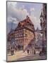 Albrecht Durer's House in Nuremberg, Germany, as it Was in the 19th Century, from 'The Garden…-Friedrich Perlberg-Mounted Giclee Print