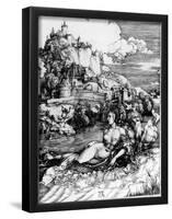 Albrecht Durer (The sea wonders) Art Poster Print-null-Framed Poster