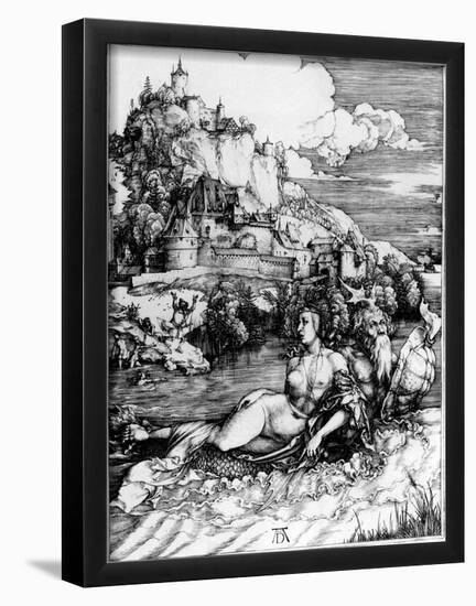 Albrecht Durer (The sea wonders) Art Poster Print-null-Framed Poster