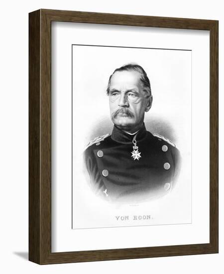 Albrecht Theodor Graf Emil Von Roon, Prussian Soldier and Politician, Mid to Late 19th Century-WH Gibbs-Framed Giclee Print