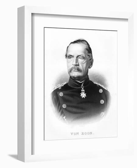 Albrecht Theodor Graf Emil Von Roon, Prussian Soldier and Politician, Mid to Late 19th Century-WH Gibbs-Framed Giclee Print