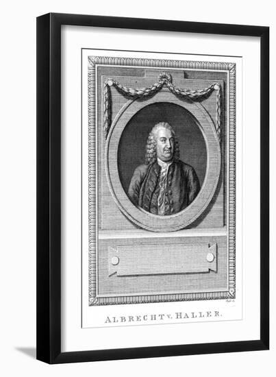 Albrecht Von Haller, Swiss Physician and Scientist, C1770-null-Framed Giclee Print