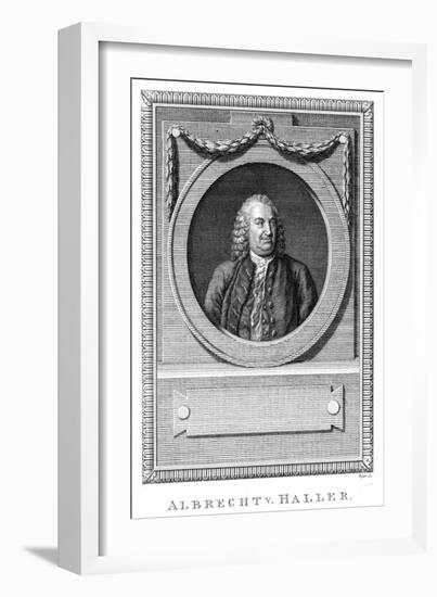 Albrecht Von Haller, Swiss Physician and Scientist, C1770-null-Framed Giclee Print