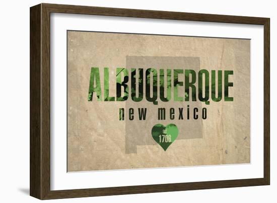 Albu-Red Atlas Designs-Framed Giclee Print