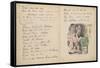 Album Ancien culte Mahori : "Maori tau té ori ori"-Paul Gauguin-Framed Stretched Canvas