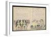Album Ancien culte Mahori :  Personnage masqué entouré de deux personnages et "Eternité de la-Paul Gauguin-Framed Giclee Print