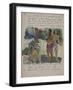 Album ancien culte Mahori :Texte manuscrit en langue française & illustrations Mahorie : 3 personna-Paul Gauguin-Framed Giclee Print