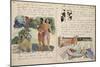 Album ancien culte Mahori :Texte manuscrit en langue française & illustrations Mahorie : 3 personna-Paul Gauguin-Mounted Giclee Print
