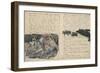 Album Ancien culte Mahori : un couple assis et troupeau de cochons-Paul Gauguin-Framed Giclee Print