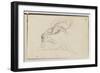 Album : Apparition féminine à un homme couché-Gustave Courbet-Framed Giclee Print